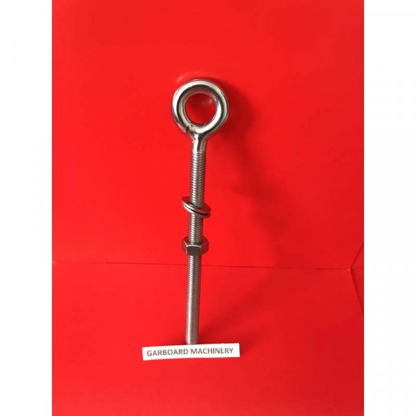 STAINLESS STEEL WELDED EYE BOLT WITH WASHER AND NUT 