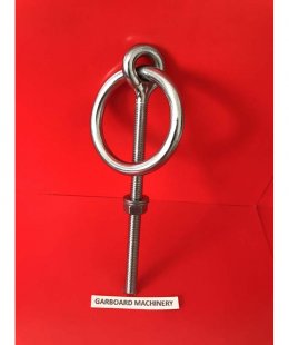 STAINLESS STEEL WELDED EYE BOLT WITH RING AND WASHER AND NUT