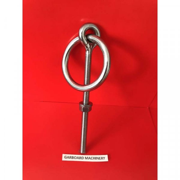 STAINLESS STEEL WELDED EYE BOLT WITH RING AND WASHER AND NUT