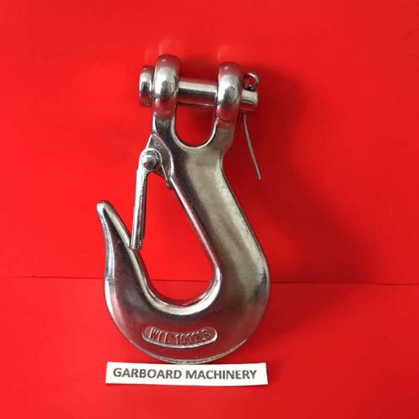 STAINLESS STEEL CLEVIS SLIP HOOK WITH LATCH