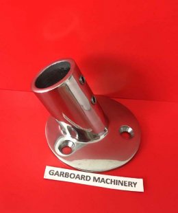 STAINLESS STEEL STANCHION ROUND BASE 60°