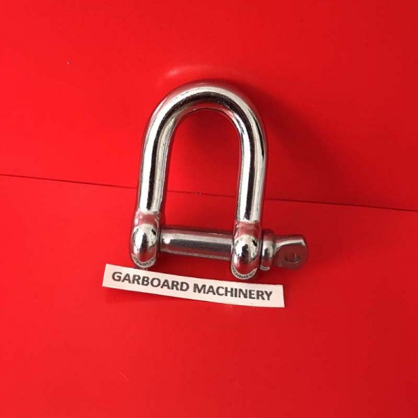 STAINLESS STEEL EUROPEAN TYPE LARGE DEE SHACKLE