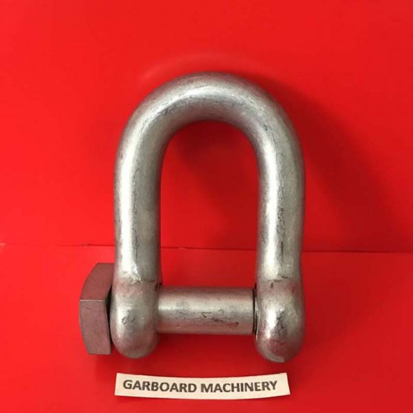 STAINLESS STEEL TRAWLING D SHACKLE NO POLISHING