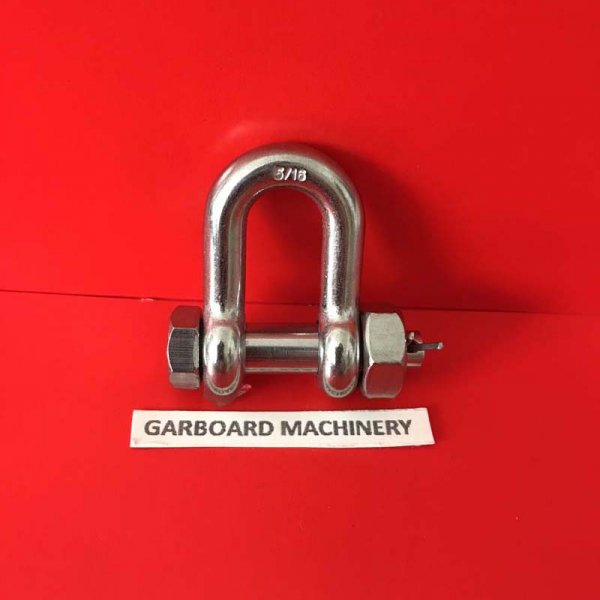 STAINLESS STEEL -US TYPE CHAIN SHACKLE SAFETY PIN