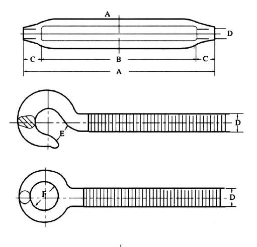 JIS Frame Type Turnbuckle